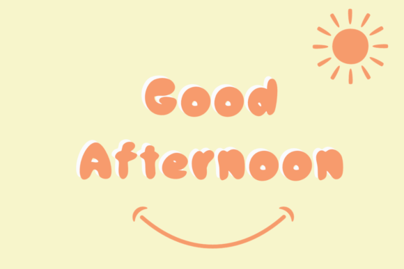 Good Afternoon: A Display Font for Warm, Inviting Editorial Design