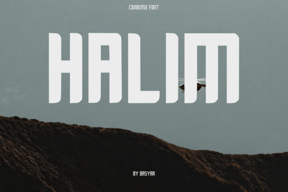Halim: A Bold, Condensed Display Font That Stands Tall